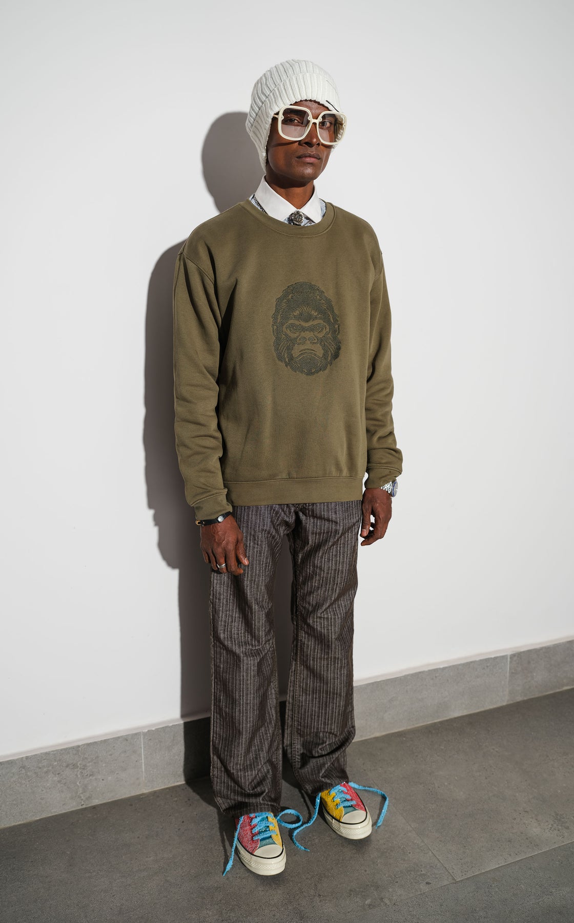 Sweatshirt Men Green- FW12004