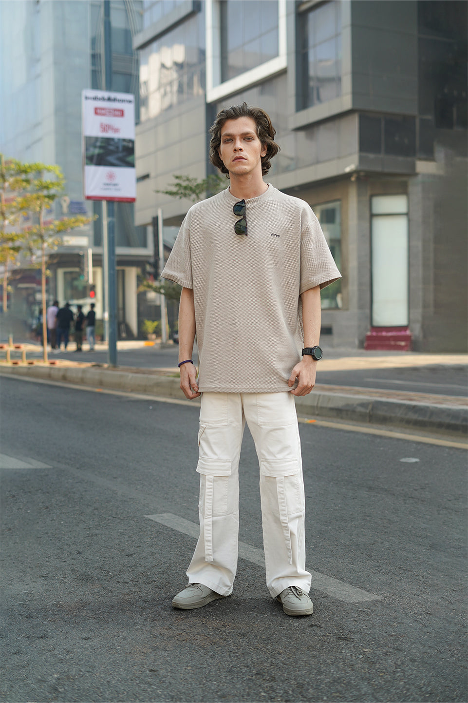 Relaxed Fit Textured T-Shirt