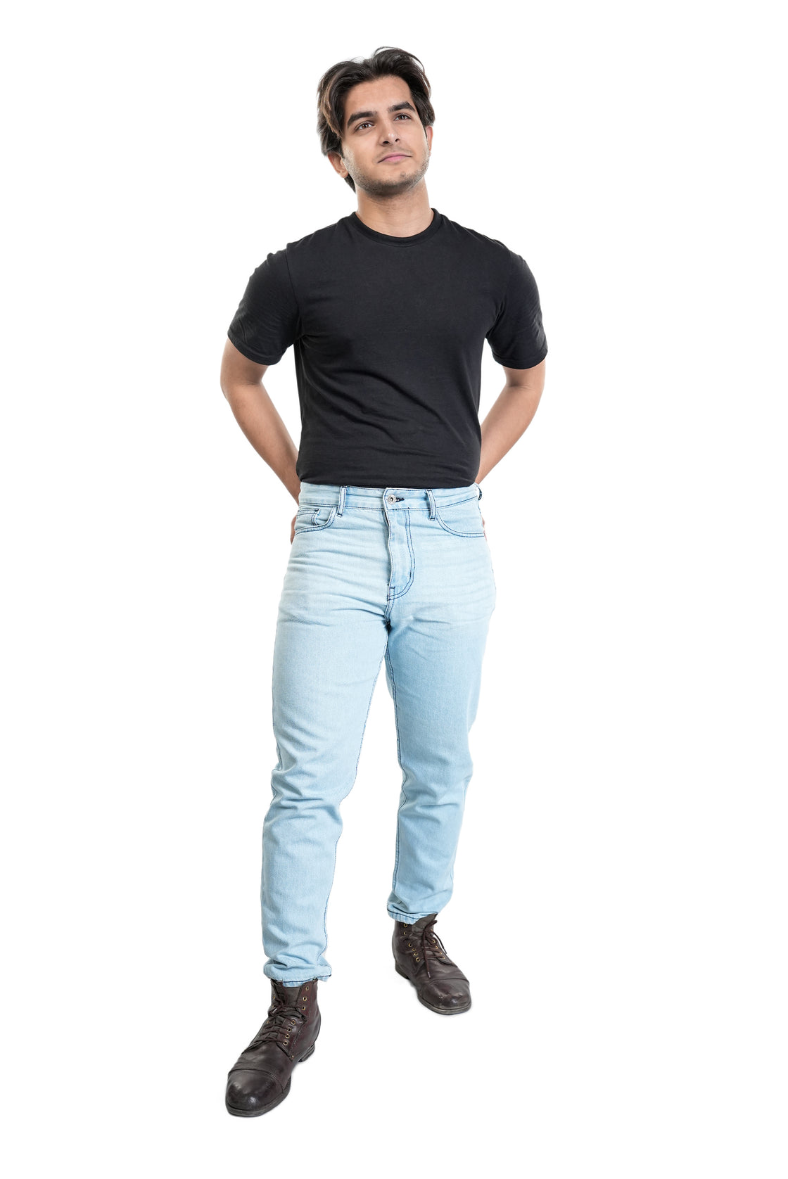 Light Blue Baggy Fit Denim - MD-202417